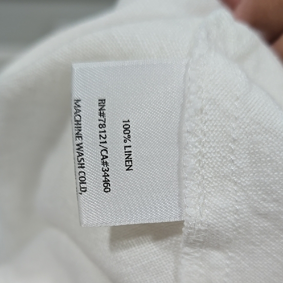 Eileen Fisher White Linen Skirt Size 2X - Picture 14 of 14